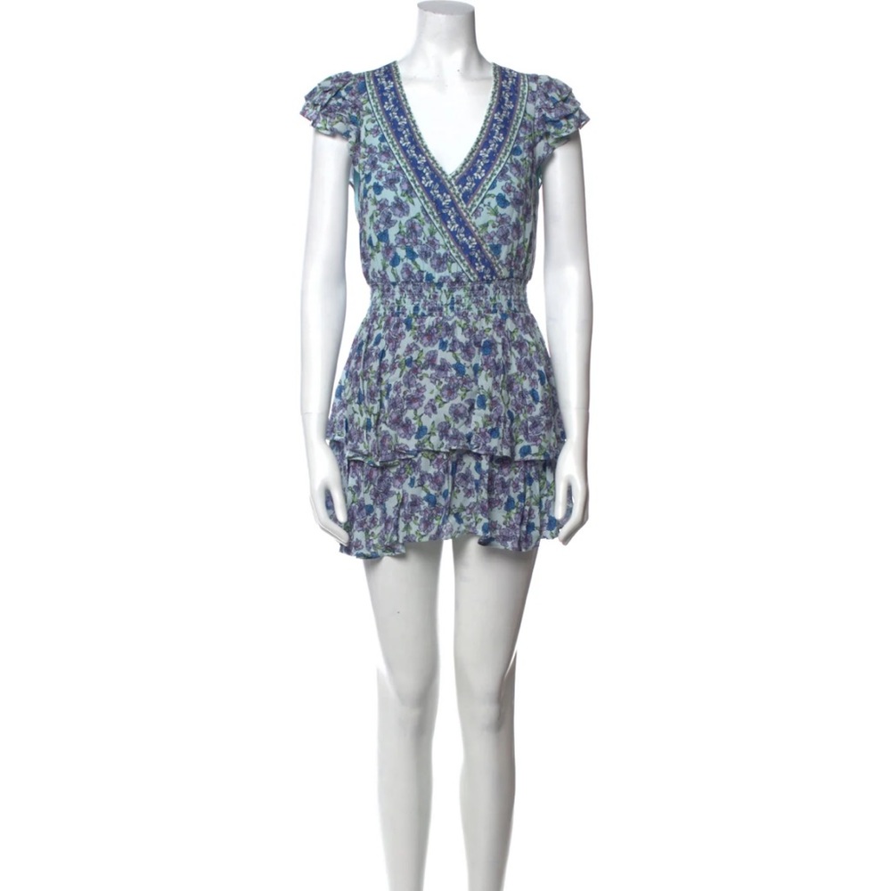 Floral Blue Jumpsuit